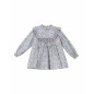 Minidress Brezo Bordado a Mano Berenjena- Tartaleta
