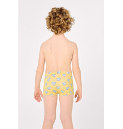 Bañador bóxer niño estampado tortugas amarillo-Ysabel sabe