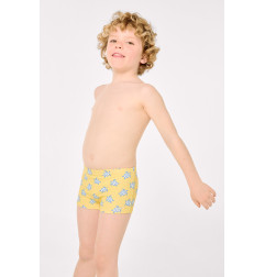 Bañador bóxer niño estampado tortugas amarillo-Ysabel sabe