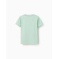 2 camisetas de algodón con estampados de playa para niño, verde/blanco-Zippy