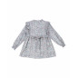 Minidress Brezo Bordado a Mano Berenjena- Tartaleta