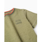 Camiseta de algodón con bordado Cactus Garden para niño, verde-Zippy
