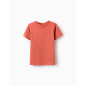 Camiseta de algodón con estampado Work of Art para niño, naranja-Zippy