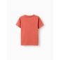 Camiseta de algodón con estampado Work of Art para niño, naranja-Zippy