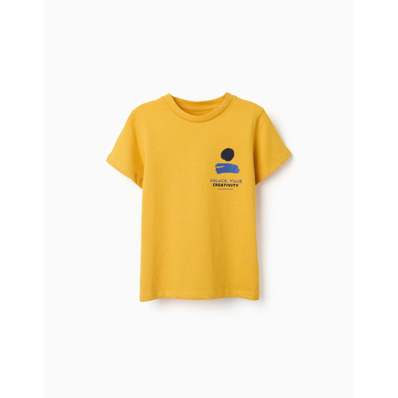 Camiseta de algodón con estampado Creativity para niño-Zippy