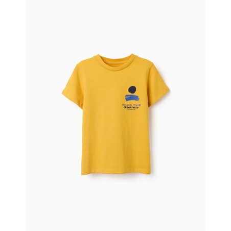 Camiseta de algodón con estampado Creativity para niño-Zippy