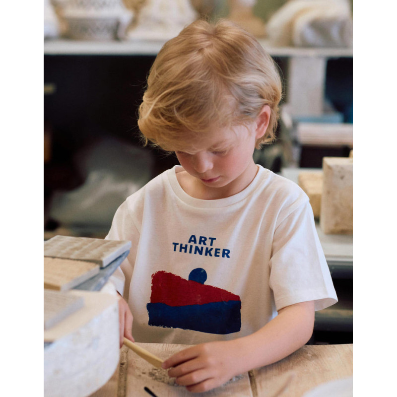 Camiseta de algodón con estampado Creativity para niño-Zippy