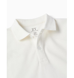 Polo de manga corta en piqué de algodón para niño-Zippy