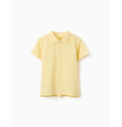 Polo de manga corta en piqué de algodón para niño-Zippy