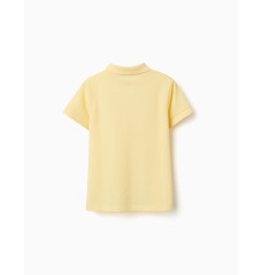Polo de manga corta en piqué de algodón para niño-Zippy