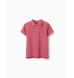 Polo de manga corta en piqué de algodón para niño-Zippy