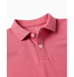 Polo de manga corta en piqué de algodón para niño-Zippy