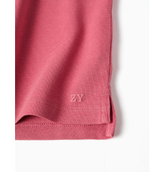 Polo de manga corta en piqué de algodón para niño-Zippy