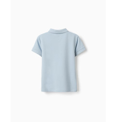 Polo de manga corta en piqué de algodón para niño-Zippy