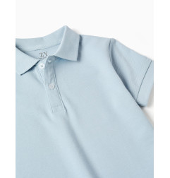 Polo de manga corta en piqué de algodón para niño-Zippy