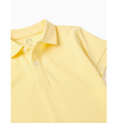 Polo de manga corta en piqué de algodón para niño-Zippy