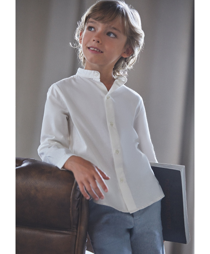 Conjunto Camisa Pekin y Pantalón Gonzo Azul-Tartaleta