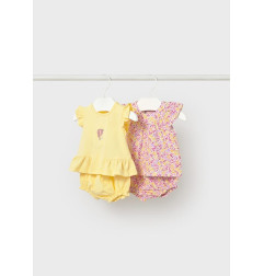 Conjunto 4piezas recién nacida sunny-Mayoral