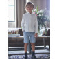 Conjunto Camisa Pekin y Pantalón Gonzo Azul-Tartaleta