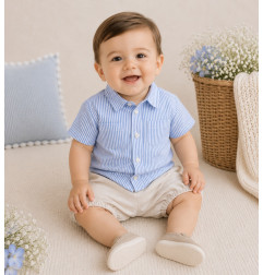 Conjunto bebé niño Familia Azul de Primavera-Alida Kids