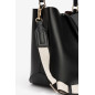 Bolso negro con asa ancha-Tiffosi