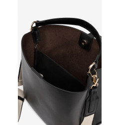 Bolso negro con asa ancha-Tiffosi
