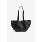Bolso shopper negro minimalista-Tiffosi