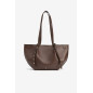 Shopper marron chocolate-Tiffosi