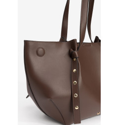 Shopper marron chocolate-Tiffosi