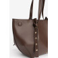 Shopper marron chocolate-Tiffosi