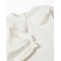 Camiseta de algodón con maxi cuello de bordado inglés para niña, blanco-Zippy Camiseta de algodón con maxi cuello de bordado inglés para niña, blanco-Zippy