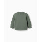 Sudadera de algodón con estampado ZY para bebé niño, verde oscuro-Zippy