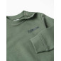 Sudadera de algodón con estampado ZY para bebé niño, verde oscuro-Zippy