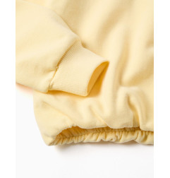 Sudadera de algodón con estampado Creativity para niña, amarillo-Zippy