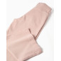 Pantalón de pierna ancha de sarga con bolsillos para niña, rosa claro-Zippy