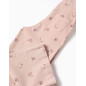 Peto de pierna ancha de sarga con estampado floral para niña, rosa-Zippy