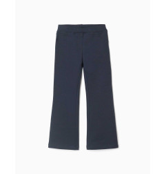 Jeggings de campana perchados para niña, azul marino-Zippy
