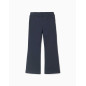 Jeggings de campana perchados para niña, azul marino-Zippy