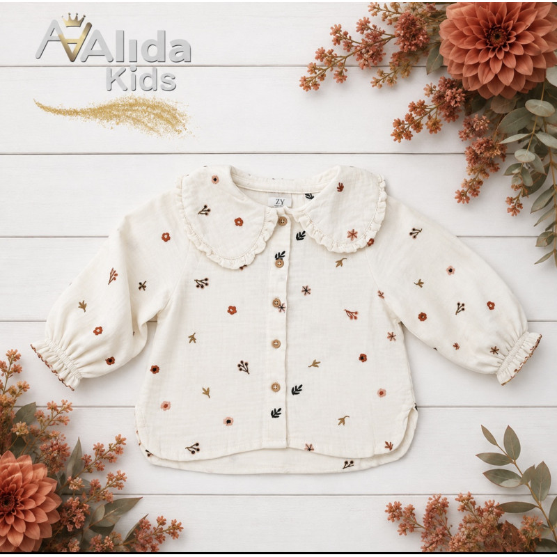 Blusa Bambula niña-Zippy