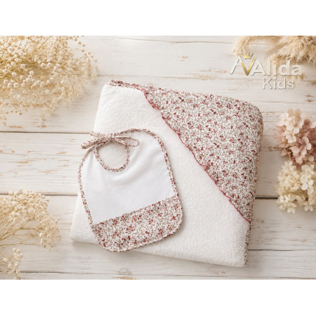 Pack Capa de Baño y Babero familia Marieta 1m×1m-Sardon