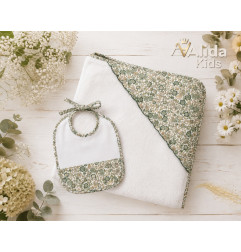 Pack Capa de Baño y Babero Familia Jade 1m×1m-Sardon