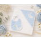 Pack Capa de  Baño y Babero Familia Patito 1m×1m-Sardon