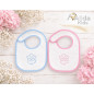 Babero plastificado Familia Nube-Sardon