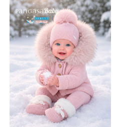 Trenka Luxury Pelo Rosa Empolvado - Pangasa Baby