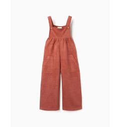 Peto de pierna ancha con bolsillos para niña, terracota-Zippy