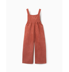 Peto de pierna ancha con bolsillos para niña, terracota-Zippy
