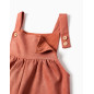 Peto de pierna ancha con bolsillos para niña, terracota-Zippy
