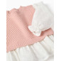 Jersey combinado para bebé niña, blanco/rosa claro-Zippy