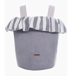 BOLSO BOMBONERA CA RAYA GRIS ANTRACITA-Uzturre