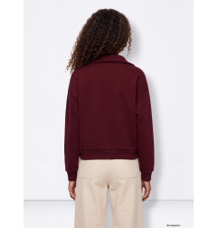 Sudadera granate cremallera Paris-Tiffosi